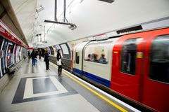 Innenansicht von London Untertage stockbild Innenansicht von London Untertage stockbild