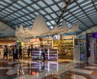 Innenraum von Bangkok Suvarnabhumi BKK lizenzfreies stockbild Innenraum von Bangkok Suvarnabhumi BKK lizenzfreies stockbild