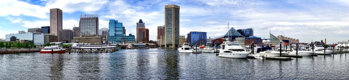 Innerer Hafen Marina Cityscape Baltimores Maryland lizenzfreie stockfotos Innerer Hafen Marina Cityscape Baltimores Maryland lizenzfreie stockfotos
