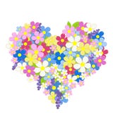 Inneres gebildet von den Blumen stock abbildung Inneres gebildet von den Blumen stock abbildung