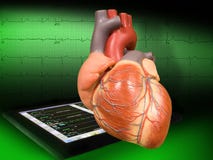 Inneres mit EKG Inneres mit EKG