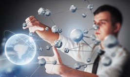 Innovative Technologien in der Wissenschaft und in der Medizin Technologie zum anzuschließen Das Konzept der Sicherheit Stockbild Innovative Technologien in der Wissenschaft und in der Medizin Technologie zum anzuschließen Das Konzept der Sicherheit Stockbild