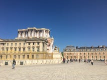 Inny kąt château de Versailles zdjęcia stock Inny kąt château de Versailles zdjęcia stock