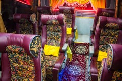 Inre av en buss royaltyfri foto Inre av en buss royaltyfri foto