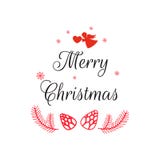Inscripción de las letras de la mano de la Feliz Navidad Postal en el fondo blanco Ejemplo del vector para la tarjeta de felicita libre illustration Inscripción de las letras de la mano de la Feliz Navidad Postal en el fondo blanco Ejemplo del vector para la tarjeta de felicita libre illustration