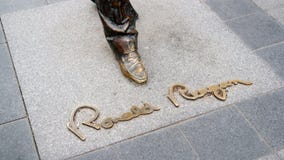 Inscription de Ronald Reagan images libres de droits Inscription de Ronald Reagan images libres de droits