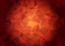 Insegna con un modello poligonale su un fondo rosso royalty illustrazione gratis Insegna con un modello poligonale su un fondo rosso royalty illustrazione gratis