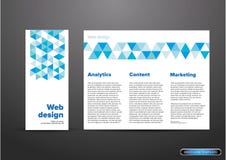 Inseto ou folheto do design web ilustração stock Inseto ou folheto do design web ilustração stock
