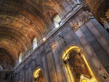 Inside in Basilica da Estrela in Lisbon stock image Inside in Basilica da Estrela in Lisbon stock image