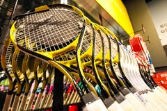 Inside Interior of a Sports Equipment Store stock photos Inside Interior of a Sports Equipment Store stock photos