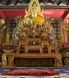 Inside The Buddhist Temple Stock Image