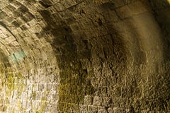 Inside wall of old railway tunnel Royalty Free Stock Photo Inside wall of old railway tunnel Royalty Free Stock Photo