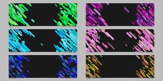 Insieme astratto di progettazione del modello del fondo dell'insegna con le bande diagonali colorate Fotografia Stock Libera da Diritti Insieme astratto di progettazione del modello del fondo dell'insegna con le bande diagonali colorate Fotografia Stock Libera da Diritti