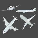 Insieme dell'aeroplano degli aerei illustrazione vettoriale Insieme dell'aeroplano degli aerei illustrazione vettoriale