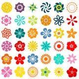 Insieme dell'illustrazione di Fiore-vettore illustrazione vettoriale Insieme dell'illustrazione di Fiore-vettore illustrazione vettoriale