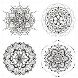 Insieme della mandala royalty illustrazione gratis Insieme della mandala royalty illustrazione gratis