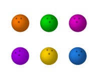 Insieme delle palle da bowling, raccolta variopinta di vettore delle icone isolata royalty illustrazione gratis Insieme delle palle da bowling, raccolta variopinta di vettore delle icone isolata royalty illustrazione gratis