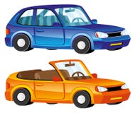 Insieme di vettore Vettore delle automobili royalty illustrazione gratis Insieme di vettore Vettore delle automobili royalty illustrazione gratis