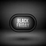 Insignia de la burbuja de la venta de Black Friday Fotografía de archivo Insignia de la burbuja de la venta de Black Friday Fotografía de archivo