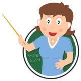 Insignia del profesor de escuela libre illustration Insignia del profesor de escuela libre illustration