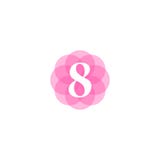 8 March International women day Logo stock illustration 8 March International women day Logo stock illustration
