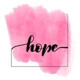 Inspirerande handskriven borste som märker hopp royaltyfri illustrationer Inspirerande handskriven borste som märker hopp royaltyfri illustrationer