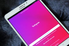 Instagram APP photographie stock Instagram APP photographie stock