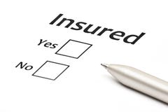Insurance or risk business concept
