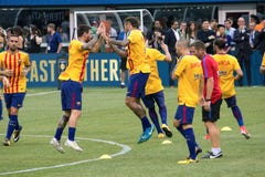 2017 Int`l Champions Cup- FC Barcelona vs Juventus royalty free stock image 2017 Int`l Champions Cup- FC Barcelona vs Juventus royalty free stock image