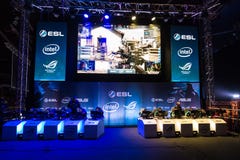 Intel Extreme Masters 2014, Katowice, Poland stock photo Intel Extreme Masters 2014, Katowice, Poland stock photo