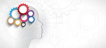 Inteligencia artificial Fondo del web de la tecnología Concentrado virtual stock de ilustración Inteligencia artificial Fondo del web de la tecnología Concentrado virtual stock de ilustración