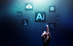 Intelligenza artificiale di AI, apprendimento automatico, grande analisi dei dati e tecnologia di automazione nell'affare royalty illustrazione gratis Intelligenza artificiale di AI, apprendimento automatico, grande analisi dei dati e tecnologia di automazione nell'affare royalty illustrazione gratis