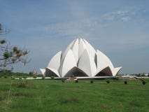 Inter Faith Bahai Lotus Temple New Delhi India Stock Photos Inter Faith Bahai Lotus Temple New Delhi India Stock Photos