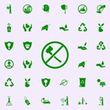 interdiction de réduire l'icône verte d'arbres ensemble universel d'icônes de Greenpeace pour le Web et le mobile illustration libre de droits interdiction de réduire l'icône verte d'arbres ensemble universel d'icônes de Greenpeace pour le Web et le mobile illustration libre de droits