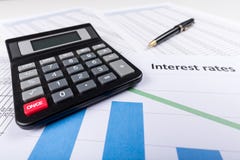 Interest Rates Royalty Free Stock Photography Interest Rates Royalty Free Stock Photography