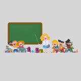 Interesting classroom vector illustration Interesting classroom vector illustration