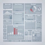 Interface elements. Useful for software, web and infographic design