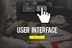 Interface UI Computer Cursor Icon Concept stock photos Interface UI Computer Cursor Icon Concept stock photos
