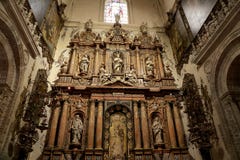 Interior Cathedral of Seville -- Cathedral of Saint Mary of the See, Andalusia, Spain royalty free stock photos Interior Cathedral of Seville -- Cathedral of Saint Mary of the See, Andalusia, Spain royalty free stock photos