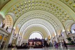 Interior da estação da união - Washington DC EUA Fotos de Stock Interior da estação da união - Washington DC EUA Fotos de Stock
