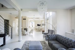 Interior of luxury apartment