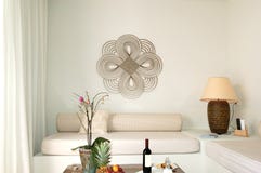 Interior of the luxury villa served with wine stock photos Interior of the luxury villa served with wine stock photos