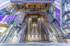 Interior of the Markthal in Rotterdam, Netherlands Stock Photo Interior of the Markthal in Rotterdam, Netherlands Stock Photo