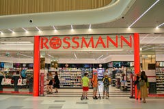Interior of modern shopping center Galeria Mlociny. stock photography Interior of modern shopping center Galeria Mlociny. stock photography