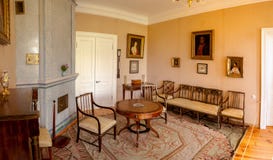 Interior of Museum-Estate Mikhailovskoye stock image Interior of Museum-Estate Mikhailovskoye stock image