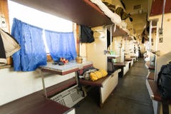 Interior Of A Berth-wagon Stock Images Interior Of A Berth-wagon Stock Images