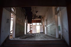 Interior Of An Old Abandoned School Royalty Free Stock Photography Interior Of An Old Abandoned School Royalty Free Stock Photography