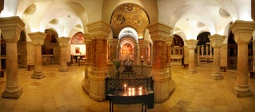 Interior Of Church Of Dormition In Jerusalem. Stock Image Interior Of Church Of Dormition In Jerusalem. Stock Image