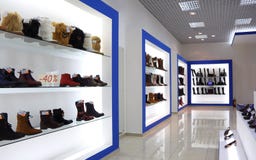 Interior Of Shoe Shop Royalty Free Stock Photo Interior Of Shoe Shop Royalty Free Stock Photo