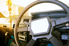 Interior of old car royalty free stock images Interior of old car royalty free stock images